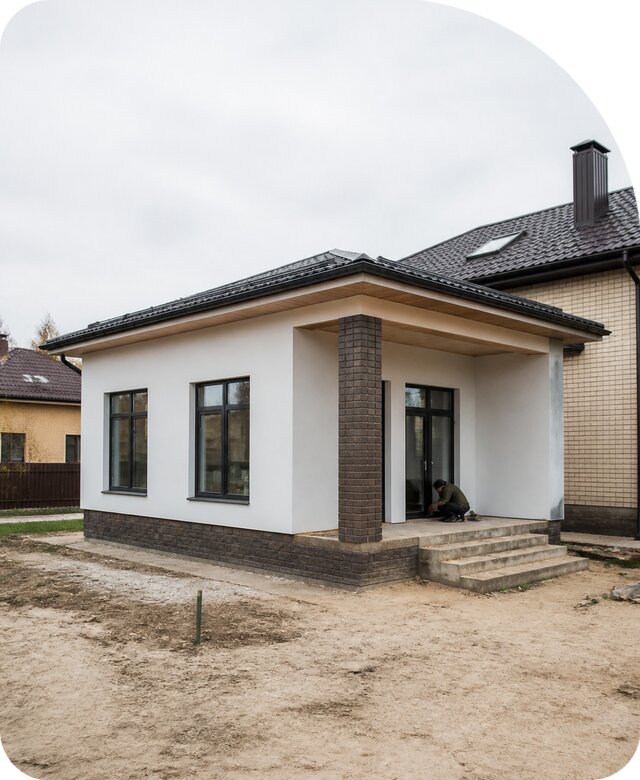 Строительство одноэтажной пристройки в Серпухове от 457245 р. | РадиДОМА-Срп
